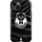 NBA Milwaukee Bucks Animal Print Black iPhone 15 Plus Impact Case